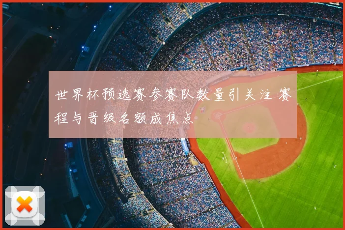 世界杯预选赛参赛队数量引关注 赛程与晋级名额成焦点